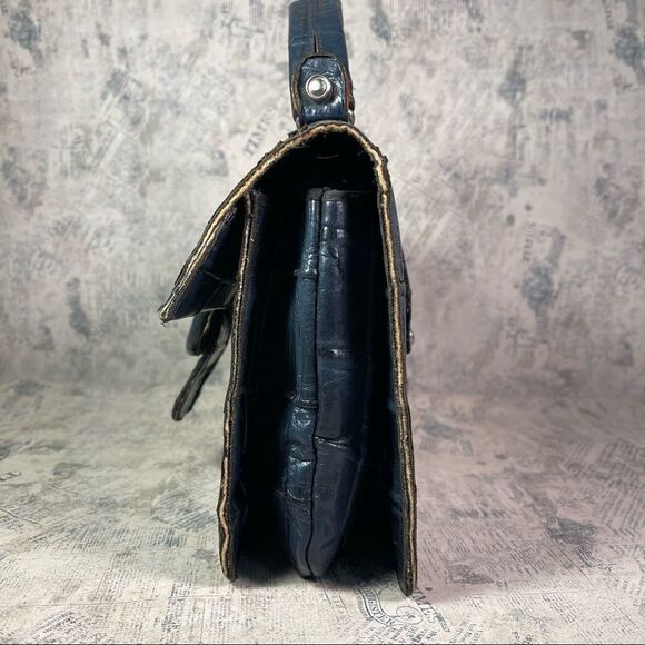 Jeanne Bernard Vintage 60’s Crocodile / Alligator Handbag - Picture 3 of 13